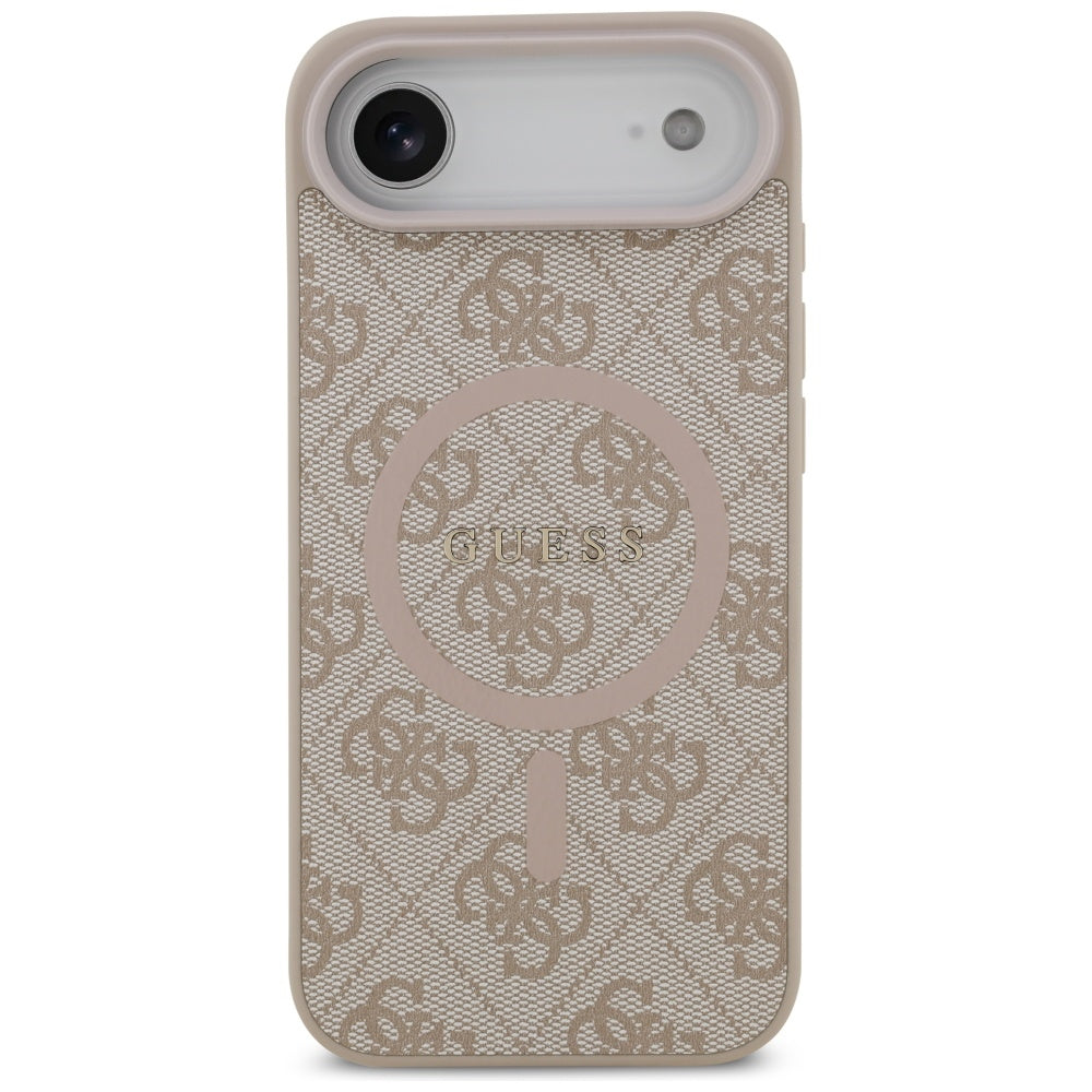 Θήκη MagSafe για Apple iPhone 17 Air, Guess, 4G Ring Classic Logo, Ροζ