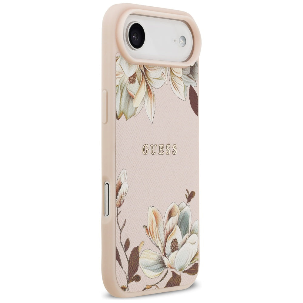 Θήκη MagSafe για Apple iPhone 17 Air, Guess, Grained Flowers, Ροζ