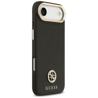 Θήκη MagSafe για Apple iPhone 17 Air, Guess, Grained Strass Logo, Μαύρη