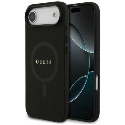 MagSafe Case for Apple iPhone 17 Air, Guess, Saffiano Classic Logo, Black