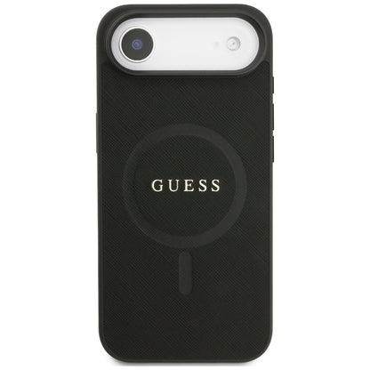 MagSafe Case for Apple iPhone 17 Air, Guess, Saffiano Classic Logo, Black