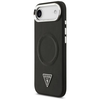 MagSafe Case for Apple iPhone 17 Air, Guess, Triangle Logo, Black Silver