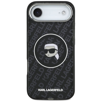 Θήκη MagSafe για Apple iPhone 17 Air, Karl Lagerfeld, IML Karl`s Head, Μαύρη