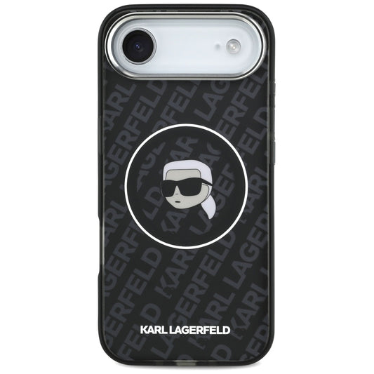 Θήκη MagSafe για Apple iPhone 17 Air, Karl Lagerfeld, IML Karl`s Head, Μαύρη