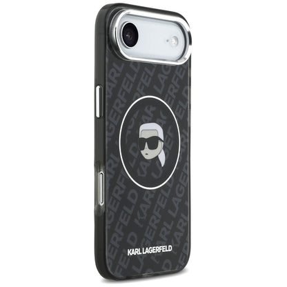 Θήκη MagSafe για Apple iPhone 17 Air, Karl Lagerfeld, IML Karl`s Head, Μαύρη