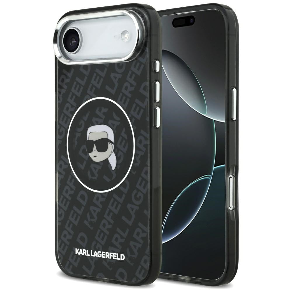 Θήκη MagSafe για Apple iPhone 17 Air, Karl Lagerfeld, IML Karl`s Head, Μαύρη