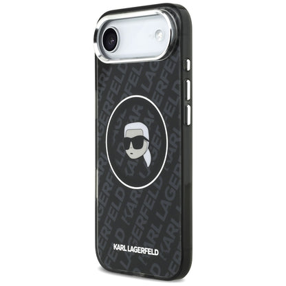 Θήκη MagSafe για Apple iPhone 17 Air, Karl Lagerfeld, IML Karl`s Head, Μαύρη
