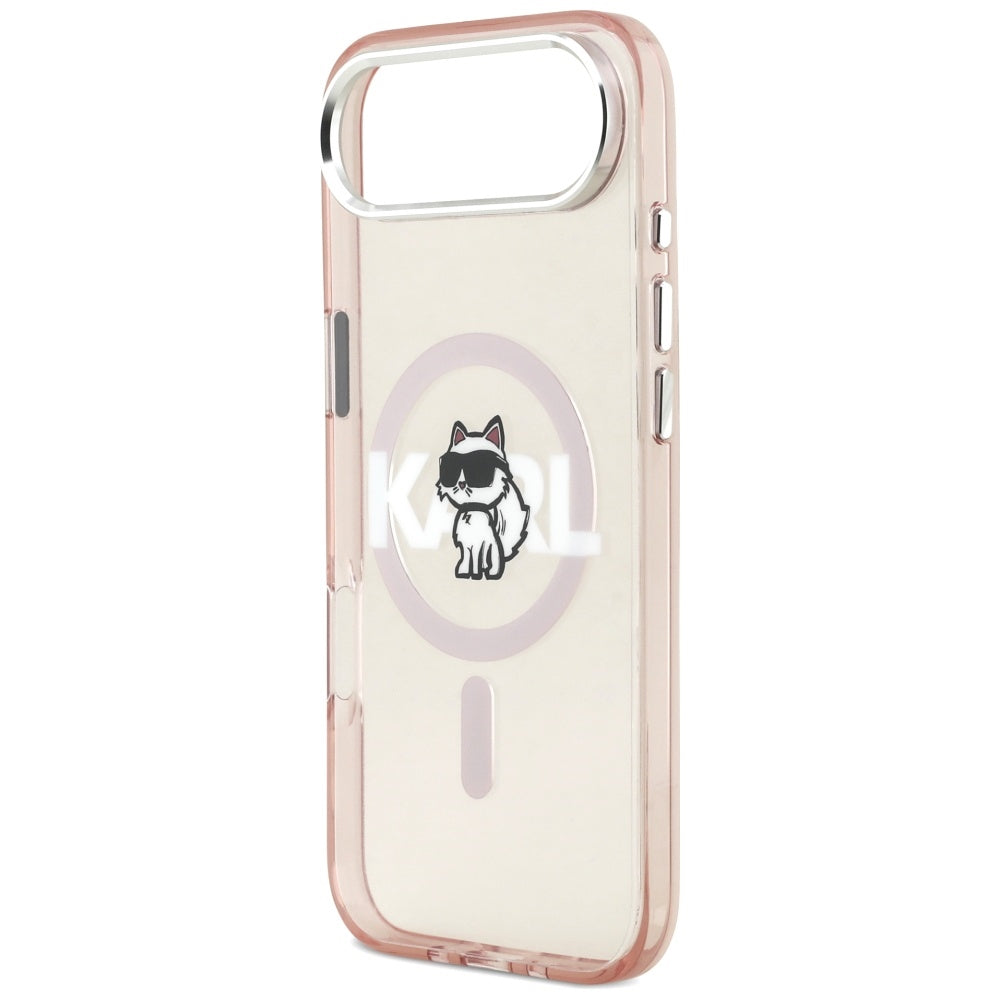 Θήκη MagSafe για Apple iPhone 17 Air, Karl Lagerfeld, IML Sketch Logo Choupette, Ροζ