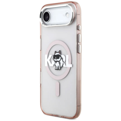 Θήκη MagSafe για Apple iPhone 17 Air, Karl Lagerfeld, IML Sketch Logo Choupette, Ροζ