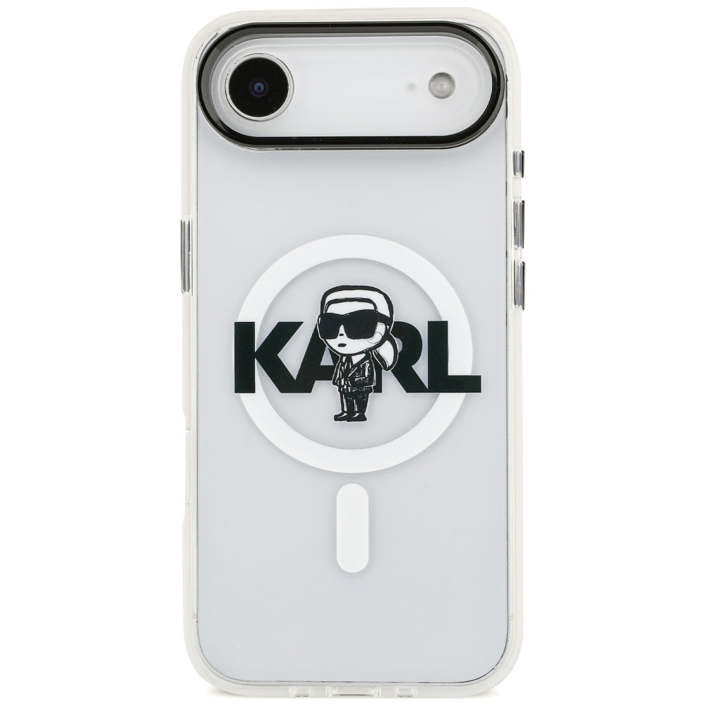 Θήκη MagSafe για Apple iPhone 17 Air, Karl Lagerfeld, IML Sketch Logo Karl, Διάφανη