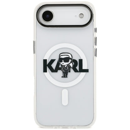 Θήκη MagSafe για Apple iPhone 17 Air, Karl Lagerfeld, IML Sketch Logo Karl, Διάφανη