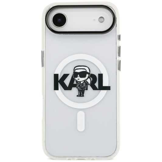 Θήκη MagSafe για Apple iPhone 17 Air, Karl Lagerfeld, IML Sketch Logo Karl, Διάφανη