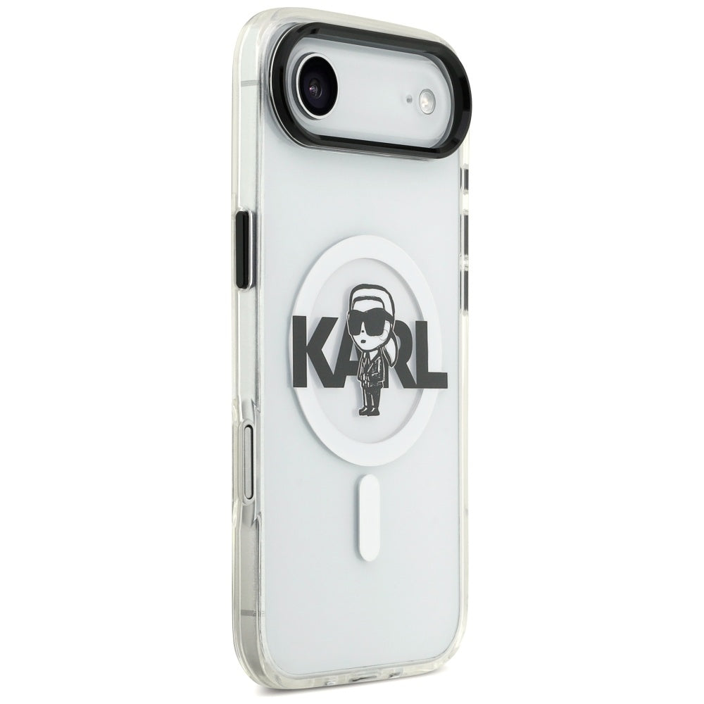 Θήκη MagSafe για Apple iPhone 17 Air, Karl Lagerfeld, IML Sketch Logo Karl, Διάφανη