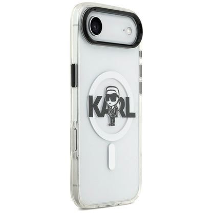 Θήκη MagSafe για Apple iPhone 17 Air, Karl Lagerfeld, IML Sketch Logo Karl, Διάφανη
