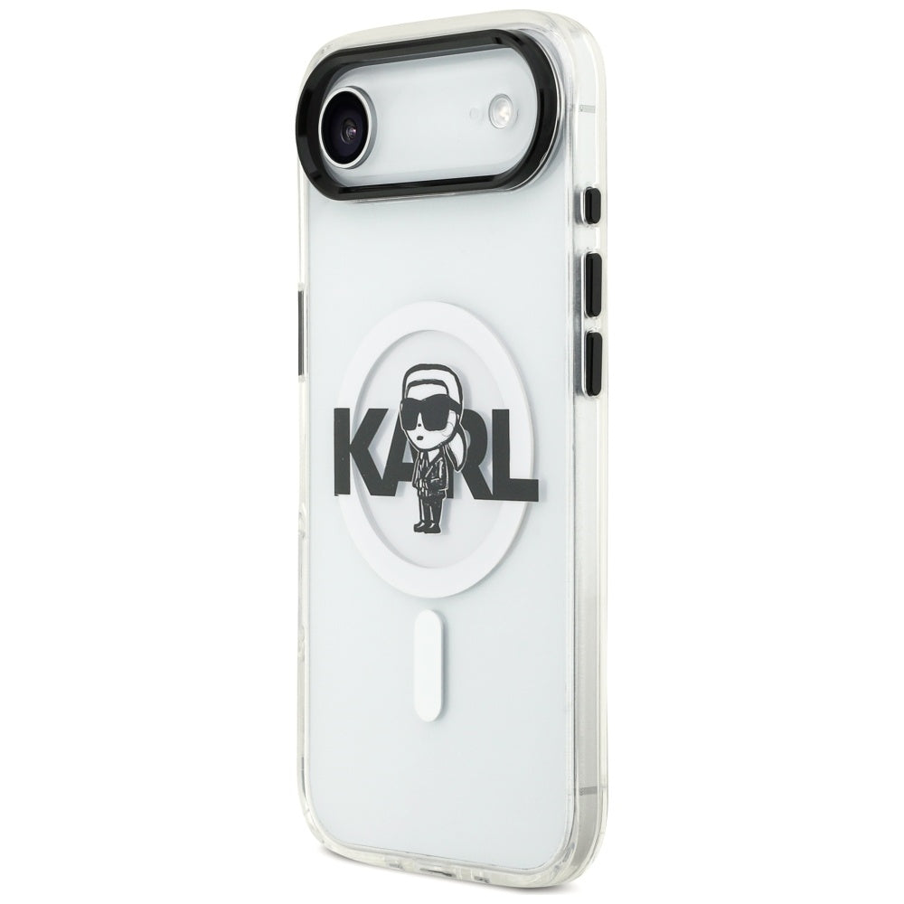 Θήκη MagSafe για Apple iPhone 17 Air, Karl Lagerfeld, IML Sketch Logo Karl, Διάφανη