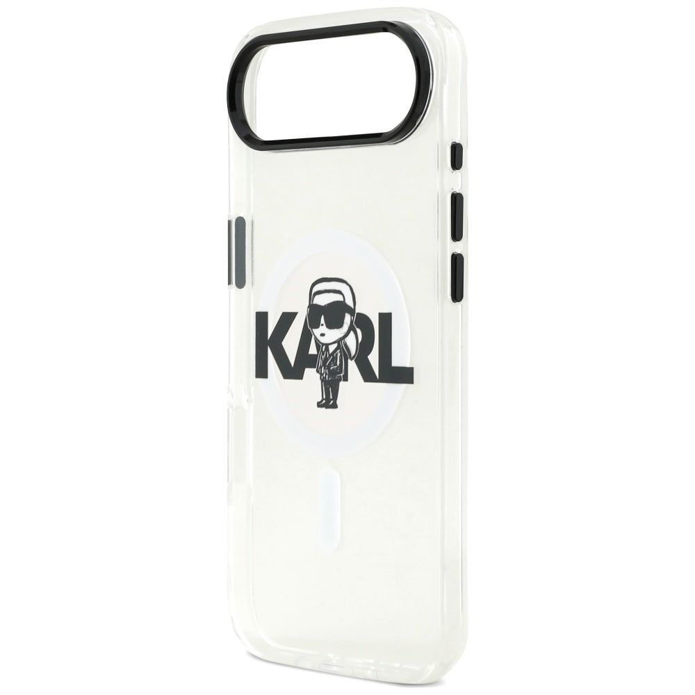 Θήκη MagSafe για Apple iPhone 17 Air, Karl Lagerfeld, IML Sketch Logo Karl, Διάφανη