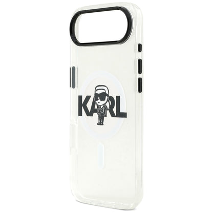 Θήκη MagSafe για Apple iPhone 17 Air, Karl Lagerfeld, IML Sketch Logo Karl, Διάφανη