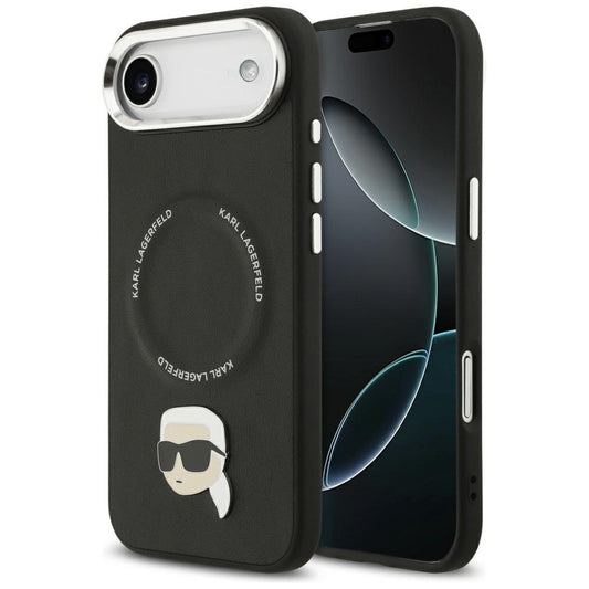 Θήκη MagSafe για Apple iPhone 17 Air, Karl Lagerfeld, Karl Pin, Μαύρη
