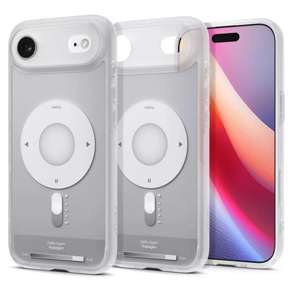 Θήκη MagSafe για Apple iPhone 17 Air, Spigen, Ultra Hybrid Classic, Ασημί
