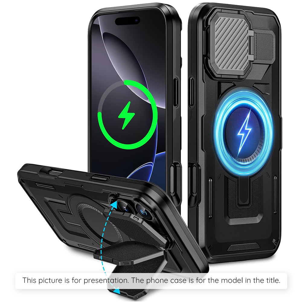 Θήκη MagSafe για Apple iPhone 17 Air, Techsuit, CamVault, Μαύρη