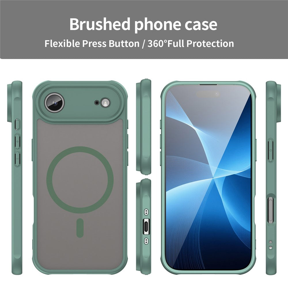 Θήκη MagSafe για Apple iPhone 17 Air, Techsuit, HaloFrost II, Πράσινο