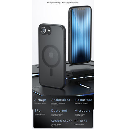 Θήκη MagSafe για Apple iPhone 17 Air, Techsuit, PureFrost, Μαύρη