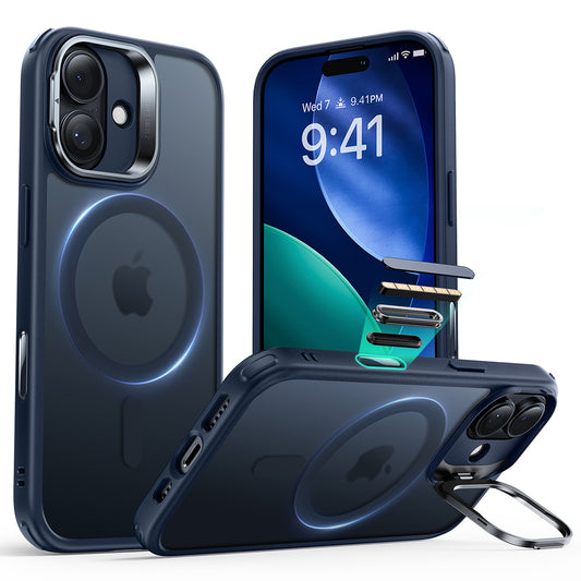 Θήκη MagSafe για Apple iPhone 17, ESR, Classic Hybrid Kickstand, Σατινέ Μπλε