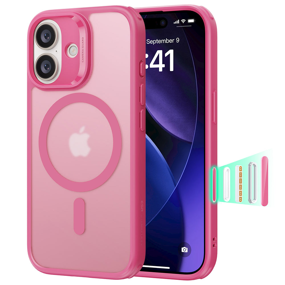 Θήκη MagSafe για Apple iPhone 17, ESR, Classic Hybrid, Ροζ Σατέν