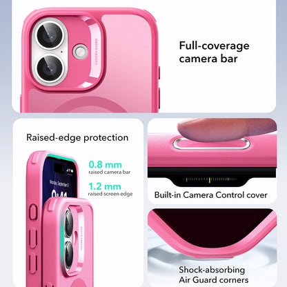 Θήκη MagSafe για Apple iPhone 17, ESR, Classic Hybrid, Ροζ Σατέν