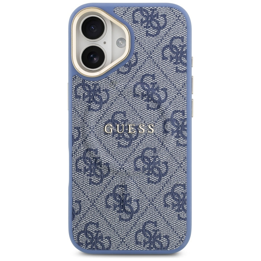 Θήκη MagSafe για Apple iPhone 17, Guess, 4G Classic, Μπλε