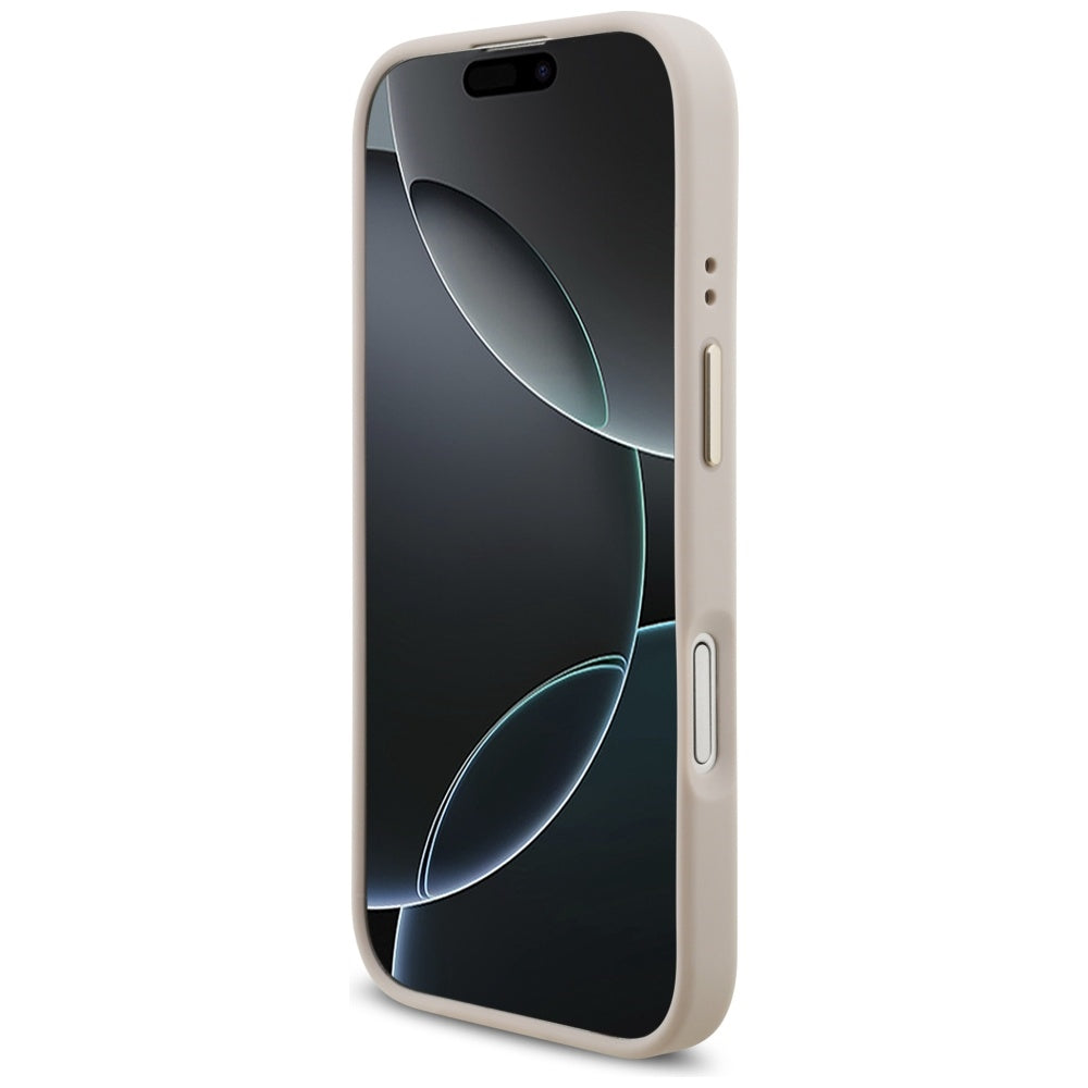 Θήκη MagSafe για Apple iPhone 17, Guess, 4G Strass Logo, Ροζ