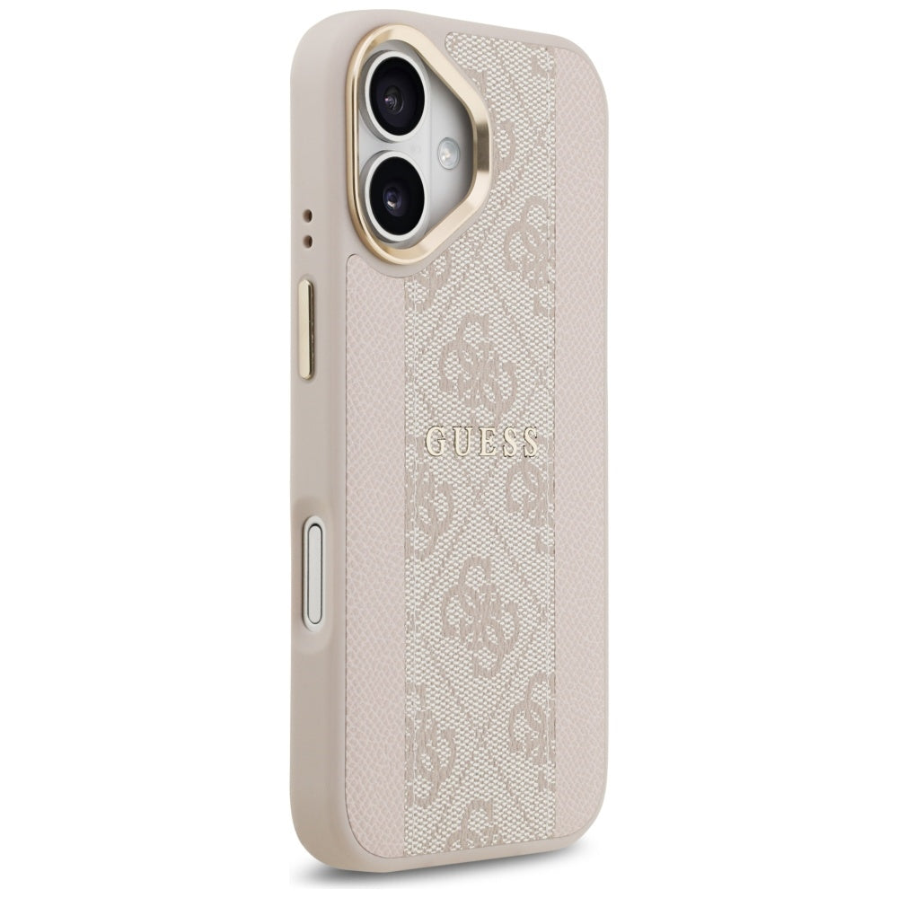 Θήκη MagSafe για Apple iPhone 17, Guess, 4G Stripe, Ροζ