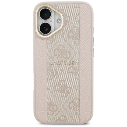 Θήκη MagSafe για Apple iPhone 17, Guess, 4G Stripe, Ροζ