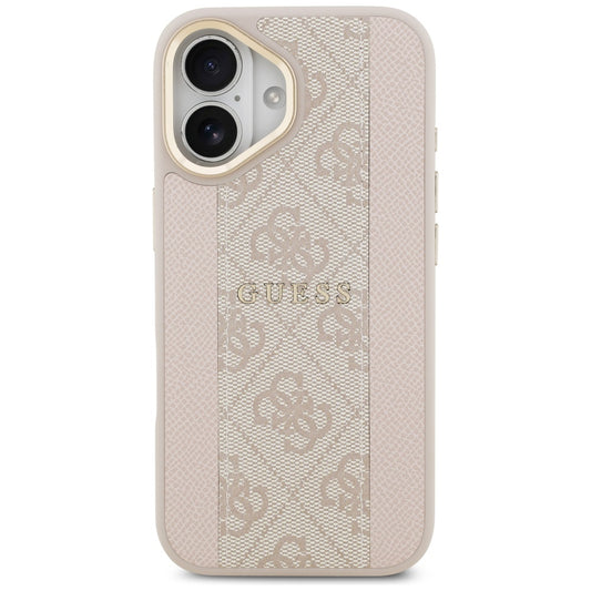 Θήκη MagSafe για Apple iPhone 17, Guess, 4G Stripe, Ροζ