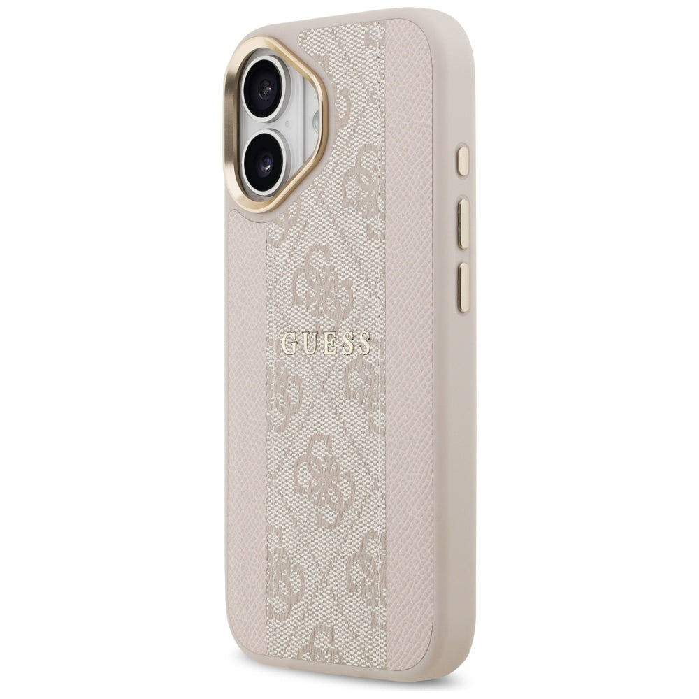 Θήκη MagSafe για Apple iPhone 17, Guess, 4G Stripe, Ροζ