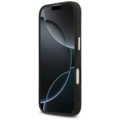 Θήκη MagSafe για Apple iPhone 17, Guess, 4G Triangle Diamond Logo, Μαύρη