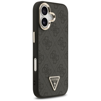 Θήκη MagSafe για Apple iPhone 17, Guess, 4G Triangle Diamond Logo, Μαύρη