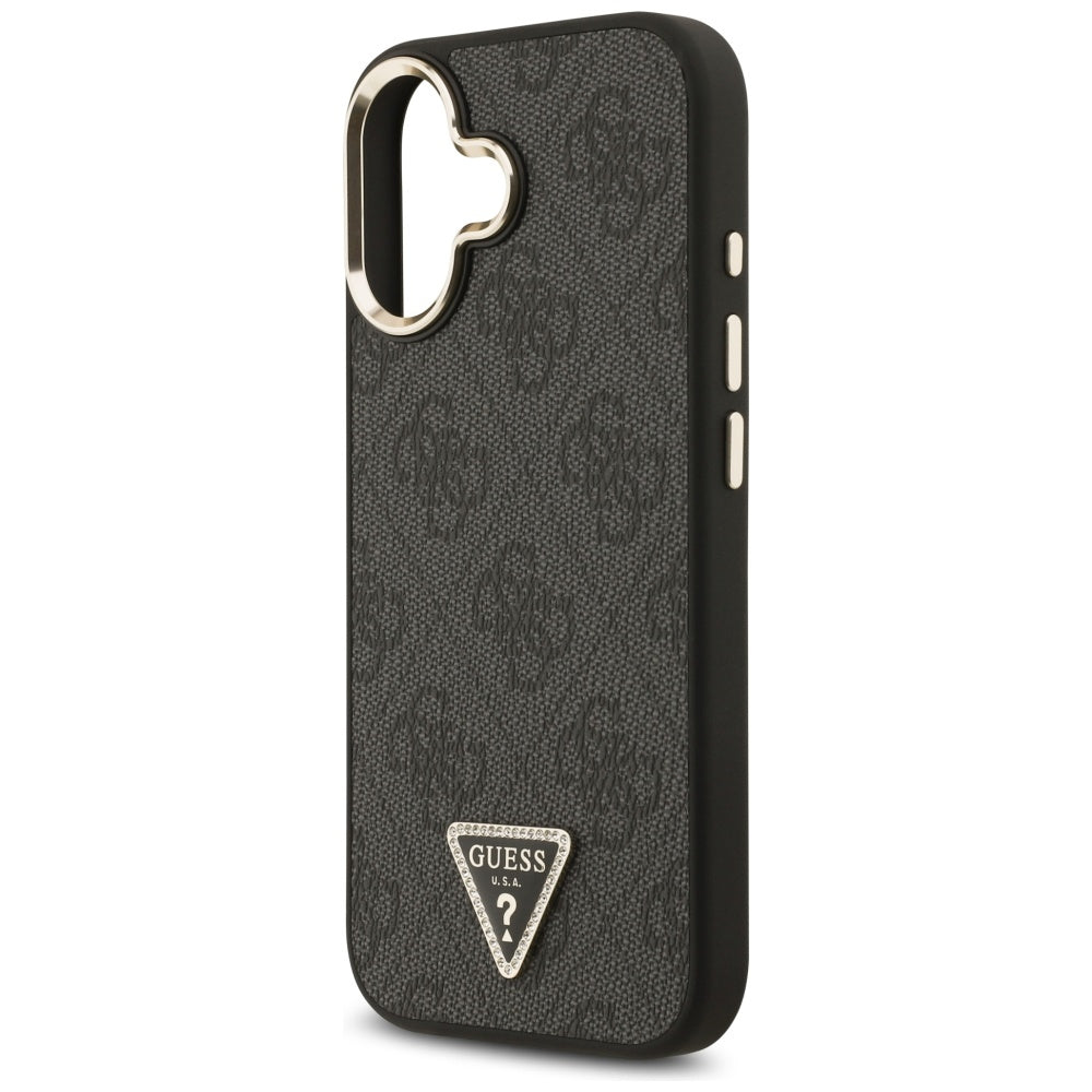 Θήκη MagSafe για Apple iPhone 17, Guess, 4G Triangle Diamond Logo, Μαύρη