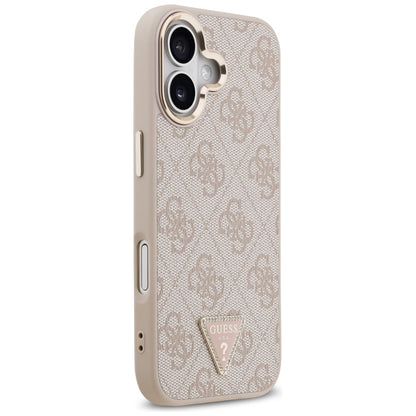 Θήκη MagSafe για Apple iPhone 17, Guess, 4G Triangle Logo, Ροζ Χρυσό