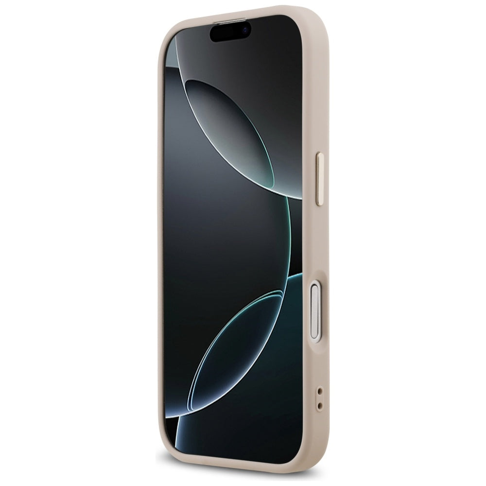 Θήκη MagSafe για Apple iPhone 17, Guess, 4G Triangle Logo, Ροζ Χρυσό