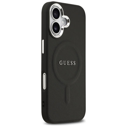 Θήκη MagSafe για Apple iPhone 17, Guess, Classic Logo, Μαύρη