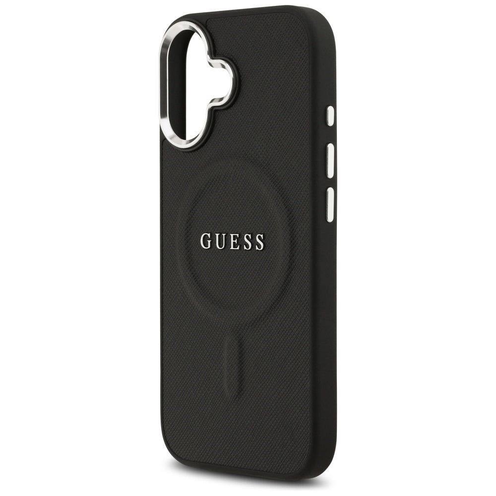 Θήκη MagSafe για Apple iPhone 17, Guess, Classic Logo, Μαύρη