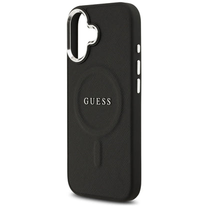 Θήκη MagSafe για Apple iPhone 17, Guess, Classic Logo, Μαύρη