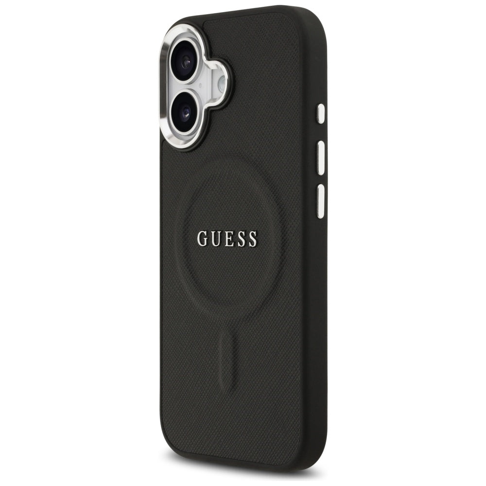 Θήκη MagSafe για Apple iPhone 17, Guess, Classic Logo, Μαύρη