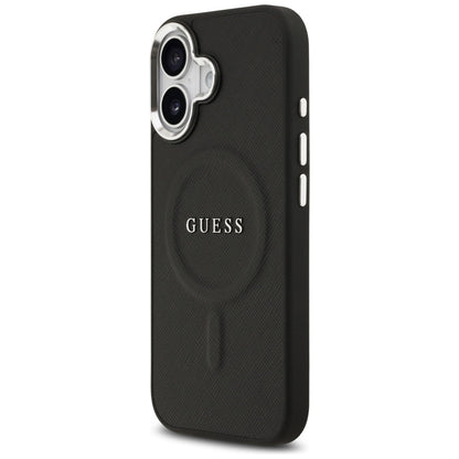 Θήκη MagSafe για Apple iPhone 17, Guess, Classic Logo, Μαύρη