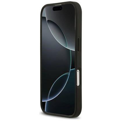 Θήκη MagSafe για Apple iPhone 17, Guess, Grained Flowers, Μαύρη