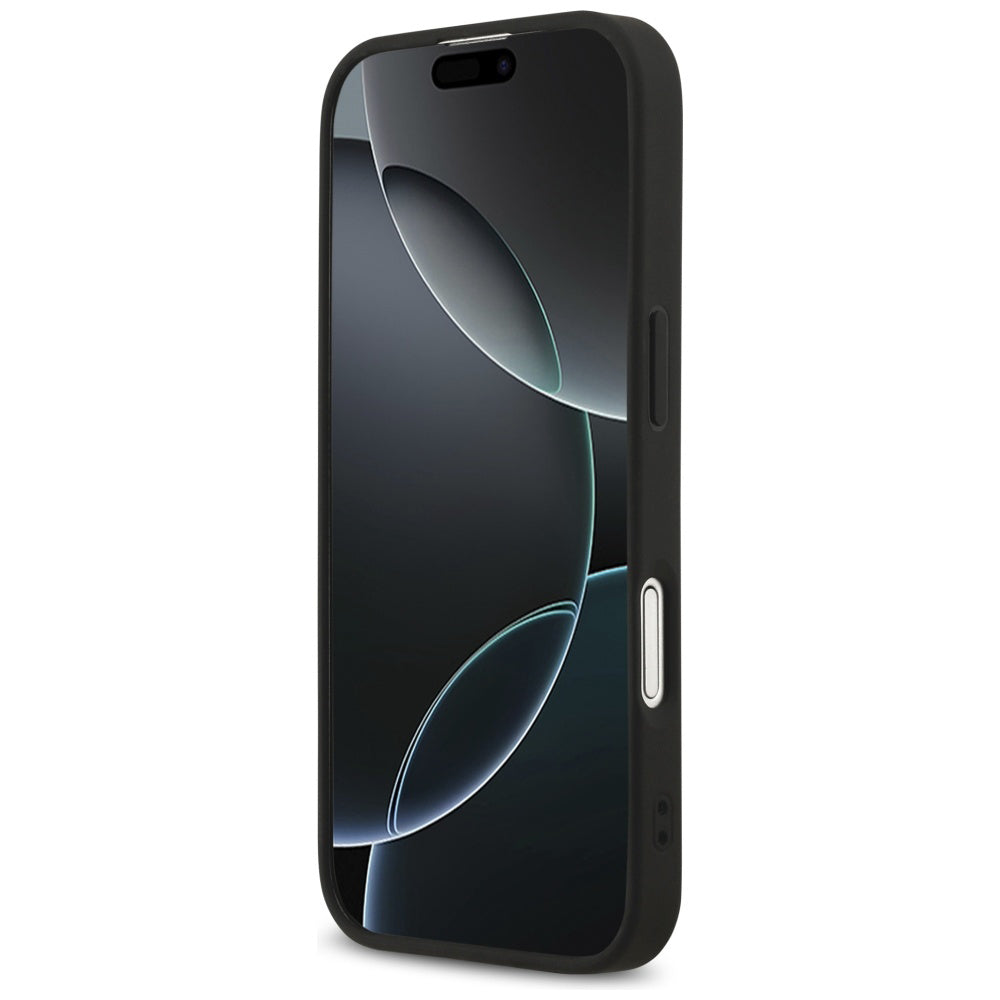 Θήκη MagSafe για Apple iPhone 17, Guess, Saffiano Classic Logo, Μαύρη