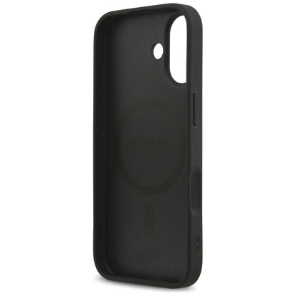Θήκη MagSafe για Apple iPhone 17, Guess, Saffiano Classic Logo, Μαύρη