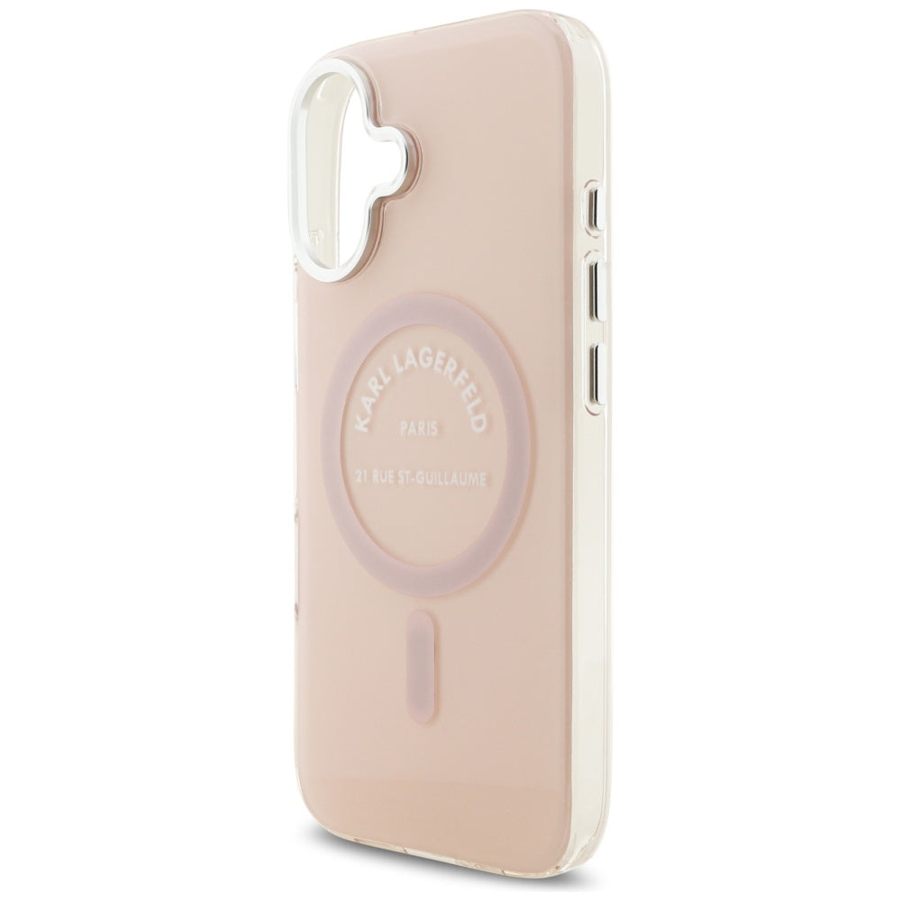Θήκη MagSafe για Apple iPhone 17, Karl Lagerfeld, IML Logo RSG, Ροζ