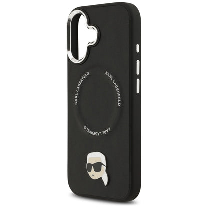 Θήκη MagSafe για Apple iPhone 17, Karl Lagerfeld, Karl Pin, Μαύρη